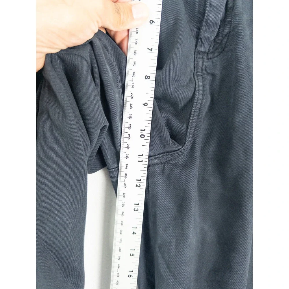 Marine Layer Tencel Linen Jogger Pants Mens L Navy Blue Coastal Minimalist